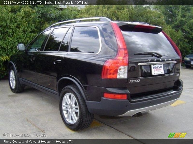 Ember Black Metallic / Off Black 2012 Volvo XC90 3.2 AWD
