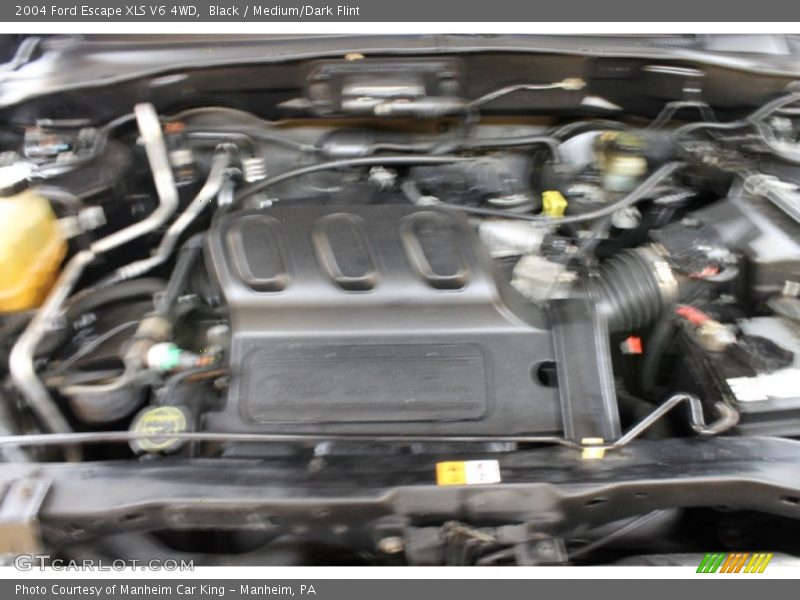 Black / Medium/Dark Flint 2004 Ford Escape XLS V6 4WD