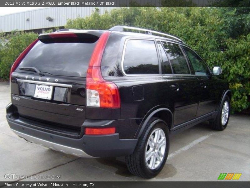 Ember Black Metallic / Off Black 2012 Volvo XC90 3.2 AWD