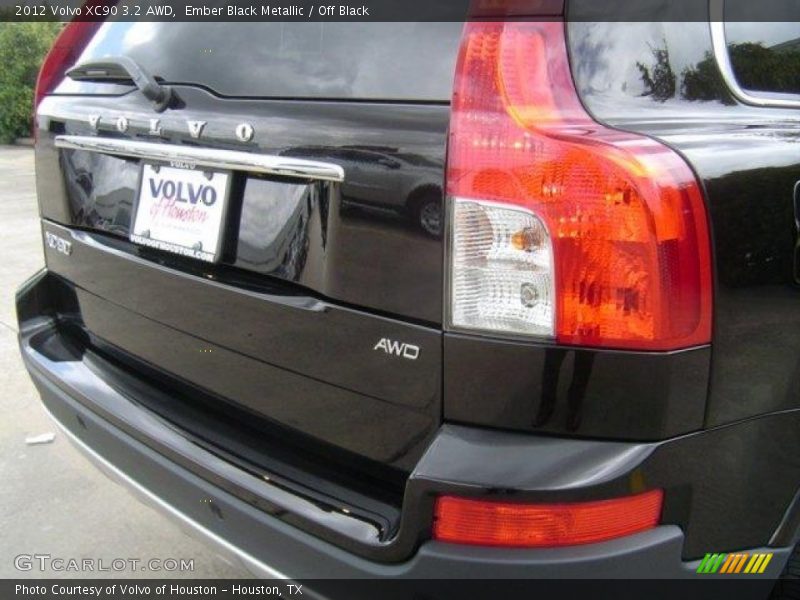 Ember Black Metallic / Off Black 2012 Volvo XC90 3.2 AWD