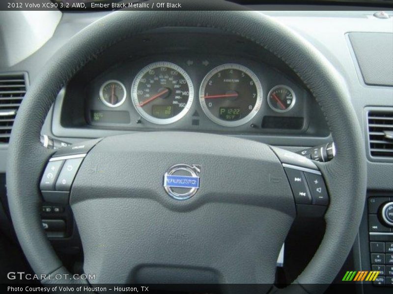 Ember Black Metallic / Off Black 2012 Volvo XC90 3.2 AWD