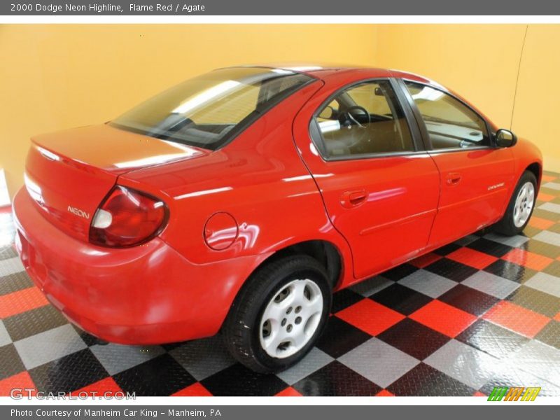 Flame Red / Agate 2000 Dodge Neon Highline