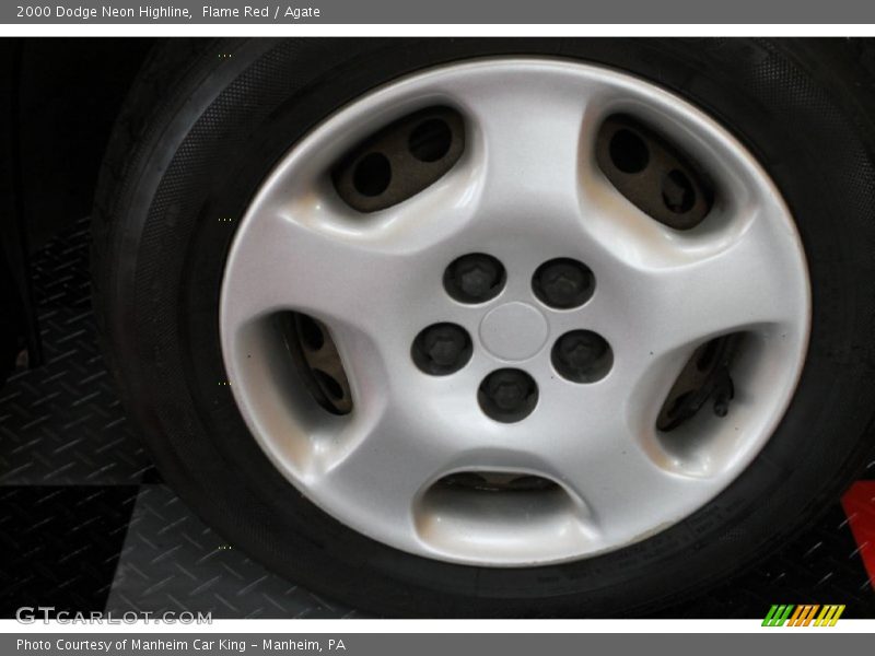 Flame Red / Agate 2000 Dodge Neon Highline
