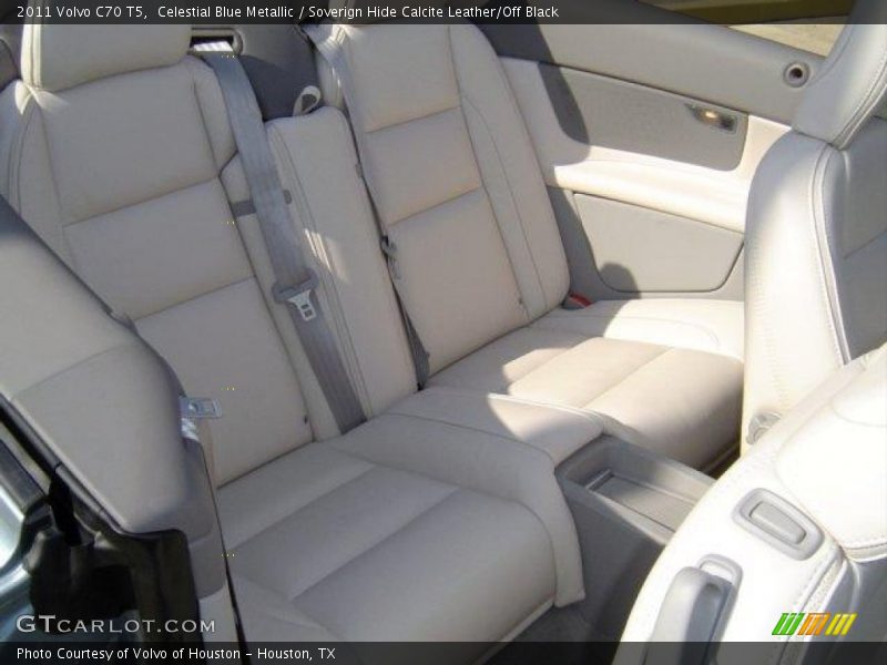 Celestial Blue Metallic / Soverign Hide Calcite Leather/Off Black 2011 Volvo C70 T5