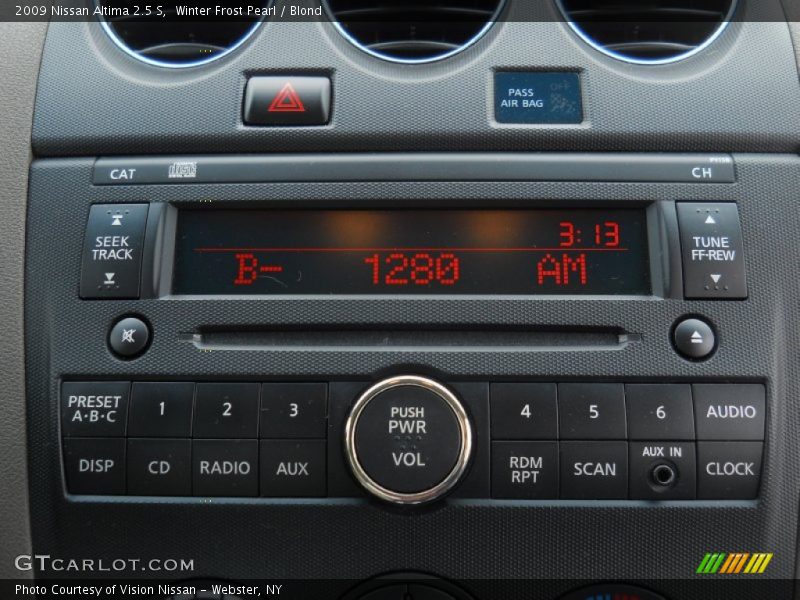 Winter Frost Pearl / Blond 2009 Nissan Altima 2.5 S