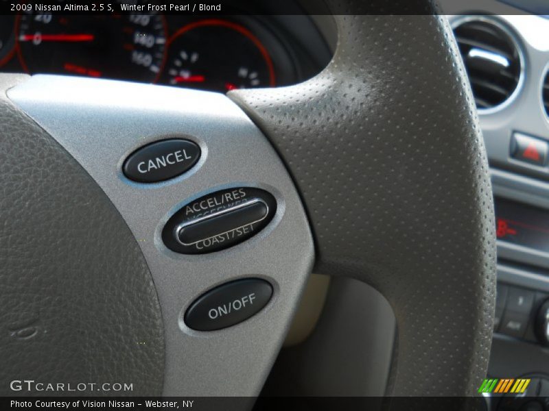 Winter Frost Pearl / Blond 2009 Nissan Altima 2.5 S