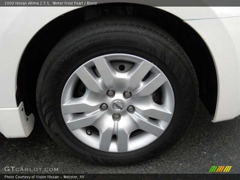 Winter Frost Pearl / Blond 2009 Nissan Altima 2.5 S