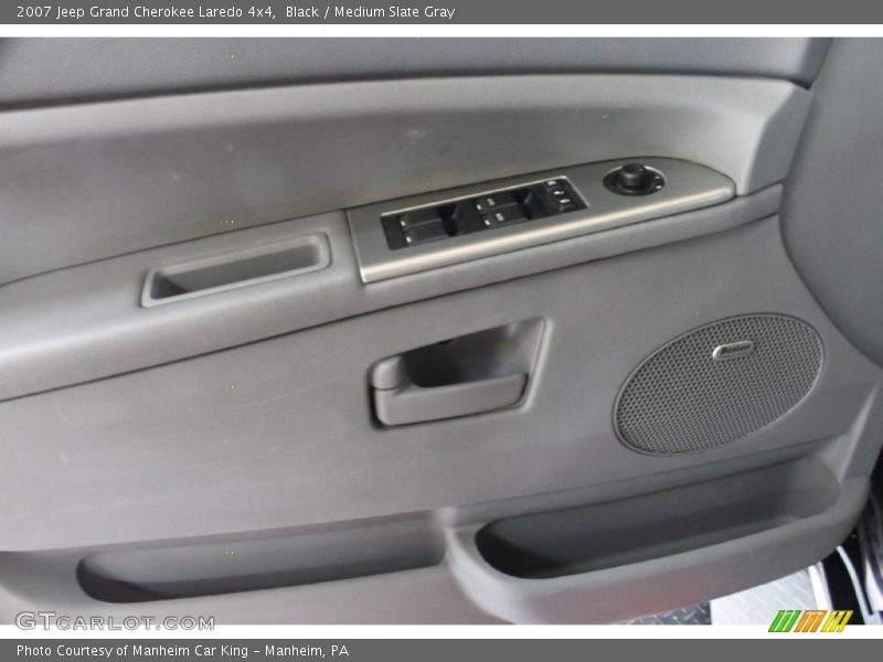 Black / Medium Slate Gray 2007 Jeep Grand Cherokee Laredo 4x4