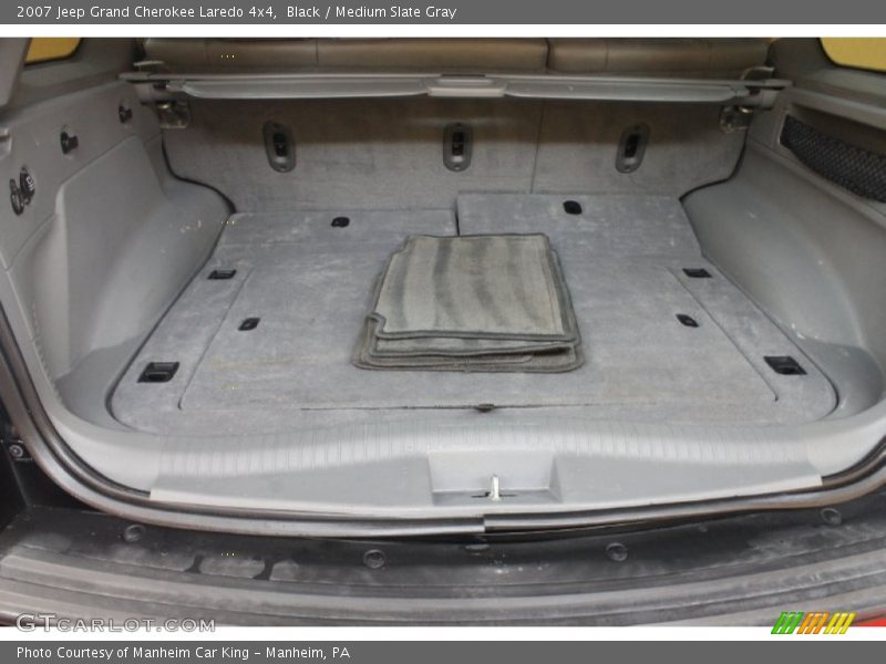Black / Medium Slate Gray 2007 Jeep Grand Cherokee Laredo 4x4