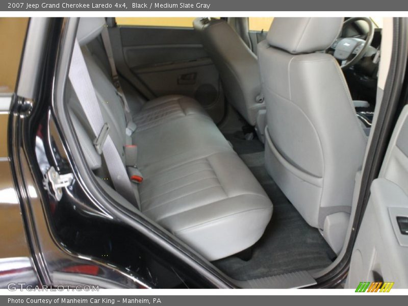 Black / Medium Slate Gray 2007 Jeep Grand Cherokee Laredo 4x4