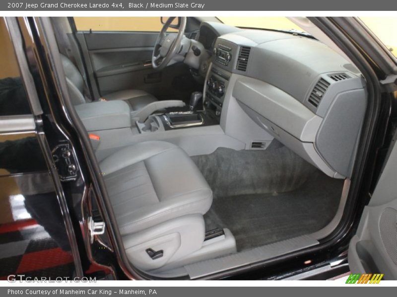 Black / Medium Slate Gray 2007 Jeep Grand Cherokee Laredo 4x4