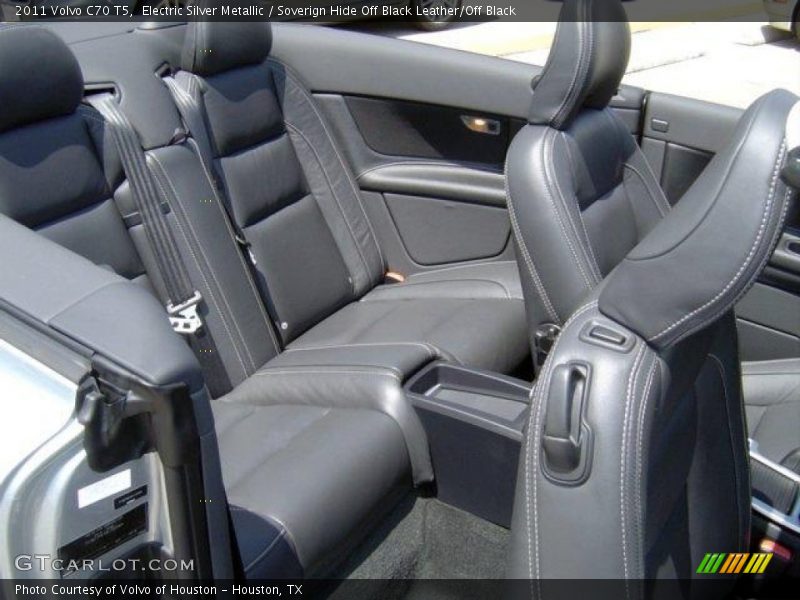 Electric Silver Metallic / Soverign Hide Off Black Leather/Off Black 2011 Volvo C70 T5