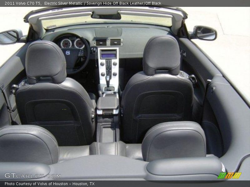 Electric Silver Metallic / Soverign Hide Off Black Leather/Off Black 2011 Volvo C70 T5