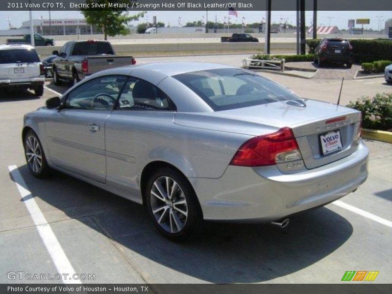 Electric Silver Metallic / Soverign Hide Off Black Leather/Off Black 2011 Volvo C70 T5