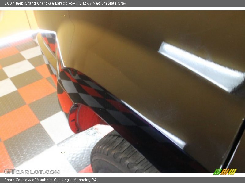 Black / Medium Slate Gray 2007 Jeep Grand Cherokee Laredo 4x4