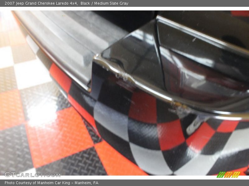 Black / Medium Slate Gray 2007 Jeep Grand Cherokee Laredo 4x4