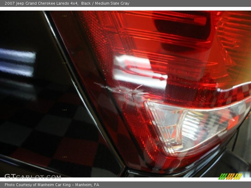 Black / Medium Slate Gray 2007 Jeep Grand Cherokee Laredo 4x4