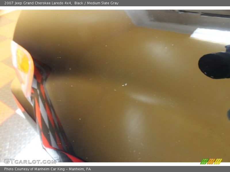 Black / Medium Slate Gray 2007 Jeep Grand Cherokee Laredo 4x4