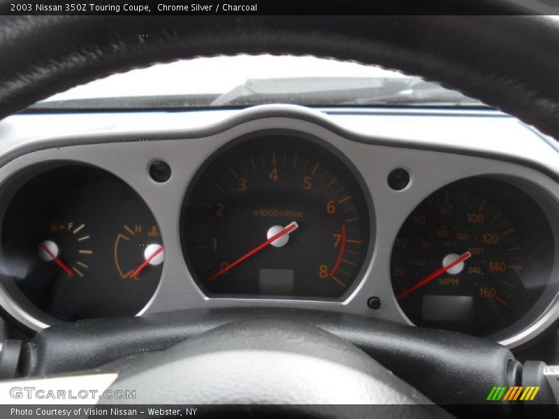 Chrome Silver / Charcoal 2003 Nissan 350Z Touring Coupe