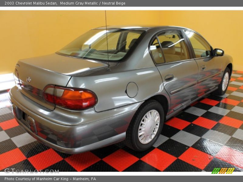 Medium Gray Metallic / Neutral Beige 2003 Chevrolet Malibu Sedan