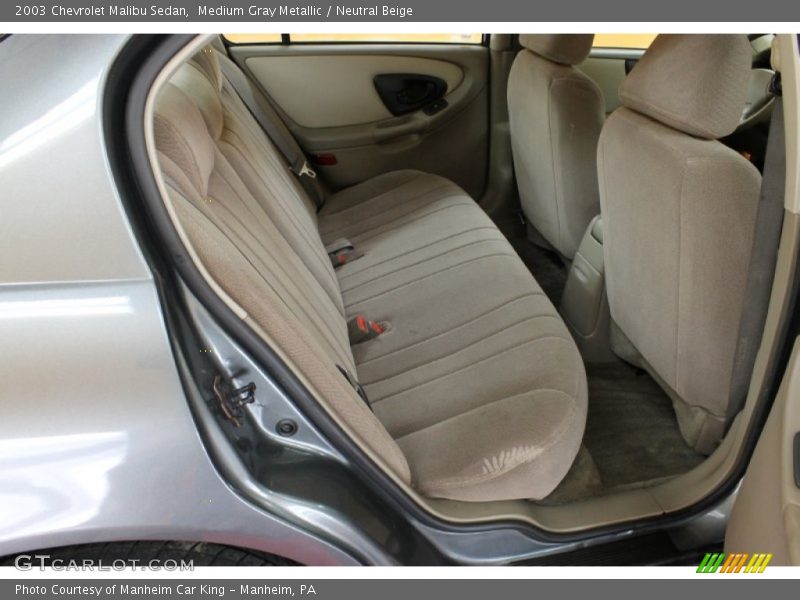 Medium Gray Metallic / Neutral Beige 2003 Chevrolet Malibu Sedan