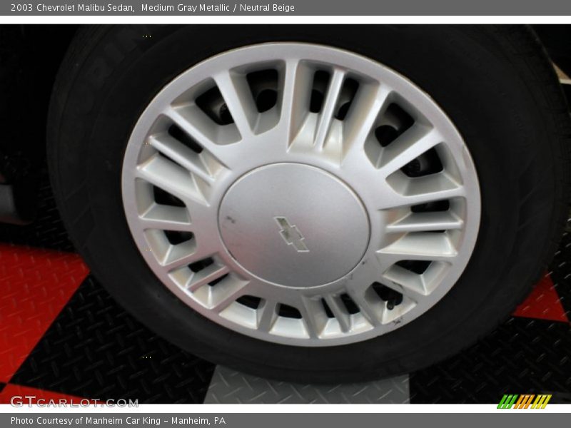 Medium Gray Metallic / Neutral Beige 2003 Chevrolet Malibu Sedan