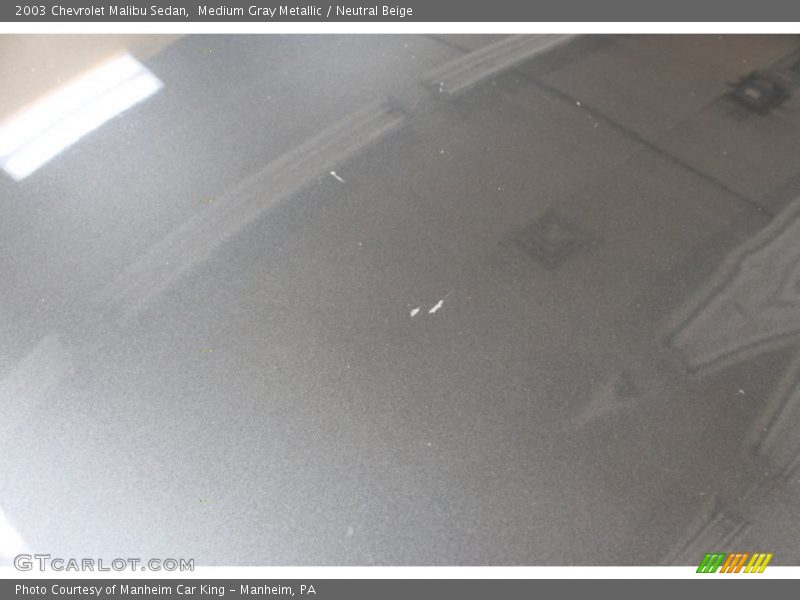 Medium Gray Metallic / Neutral Beige 2003 Chevrolet Malibu Sedan