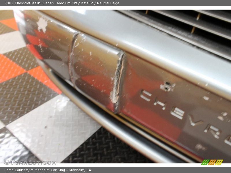 Medium Gray Metallic / Neutral Beige 2003 Chevrolet Malibu Sedan