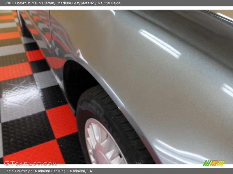 Medium Gray Metallic / Neutral Beige 2003 Chevrolet Malibu Sedan