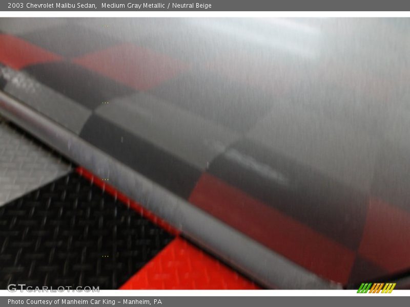 Medium Gray Metallic / Neutral Beige 2003 Chevrolet Malibu Sedan