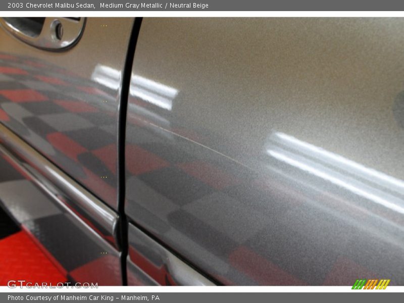 Medium Gray Metallic / Neutral Beige 2003 Chevrolet Malibu Sedan