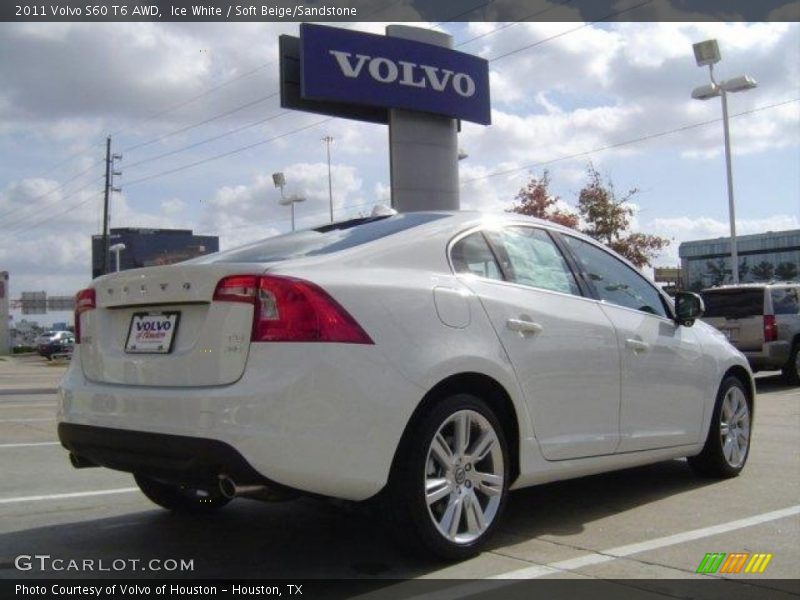 Ice White / Soft Beige/Sandstone 2011 Volvo S60 T6 AWD