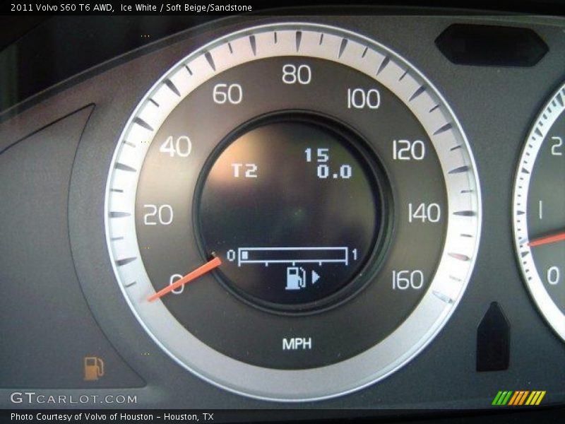 Ice White / Soft Beige/Sandstone 2011 Volvo S60 T6 AWD