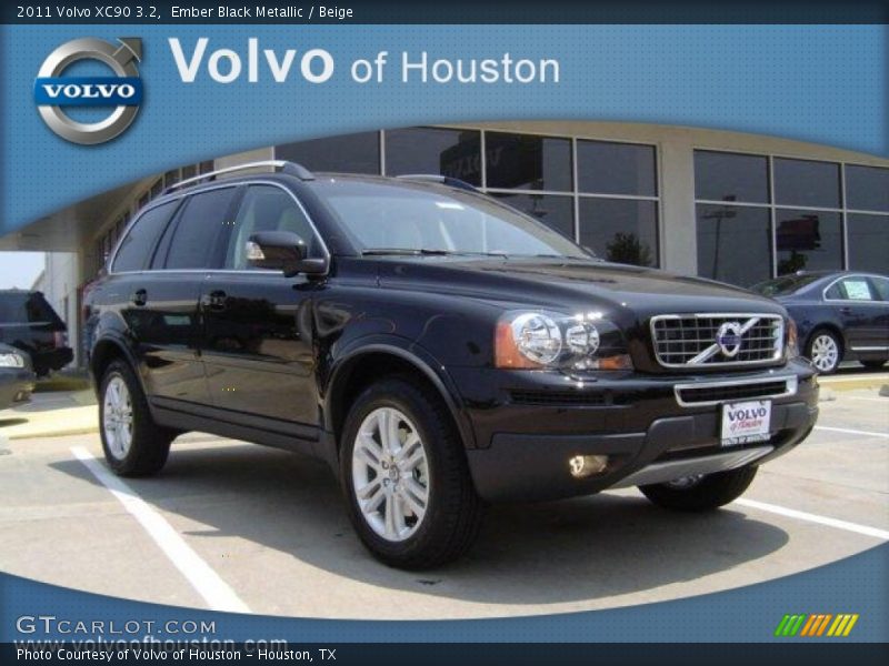 Ember Black Metallic / Beige 2011 Volvo XC90 3.2