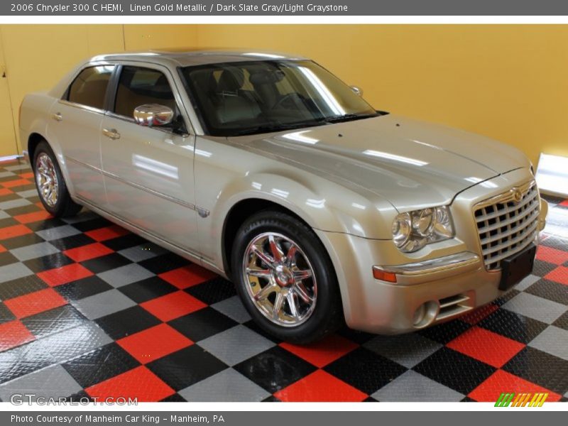 Linen Gold Metallic / Dark Slate Gray/Light Graystone 2006 Chrysler 300 C HEMI