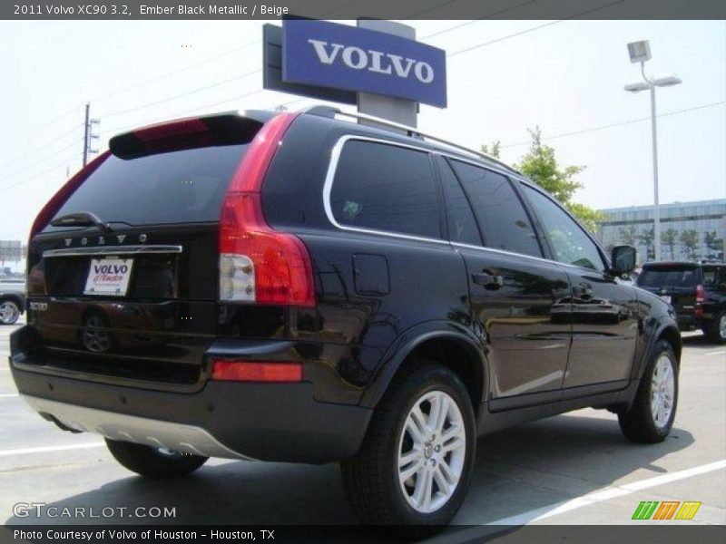 Ember Black Metallic / Beige 2011 Volvo XC90 3.2