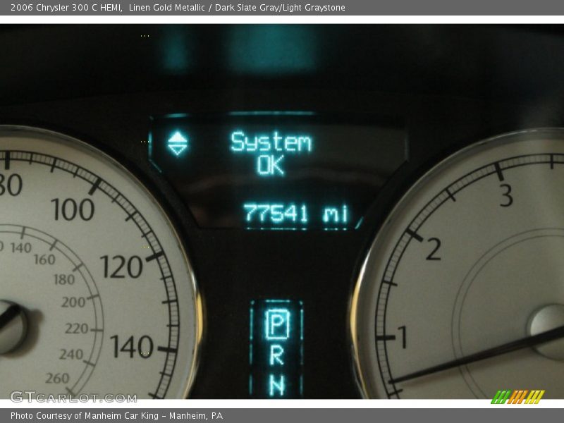 Linen Gold Metallic / Dark Slate Gray/Light Graystone 2006 Chrysler 300 C HEMI