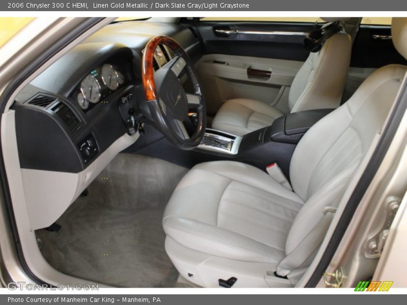 Linen Gold Metallic / Dark Slate Gray/Light Graystone 2006 Chrysler 300 C HEMI