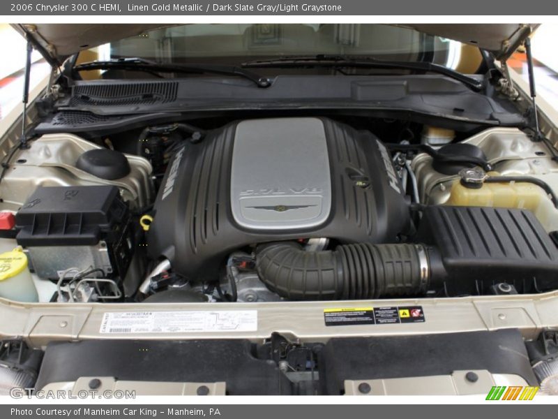 Linen Gold Metallic / Dark Slate Gray/Light Graystone 2006 Chrysler 300 C HEMI