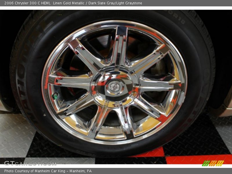 Linen Gold Metallic / Dark Slate Gray/Light Graystone 2006 Chrysler 300 C HEMI