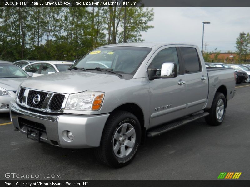 Radiant Silver / Graphite/Titanium 2006 Nissan Titan LE Crew Cab 4x4