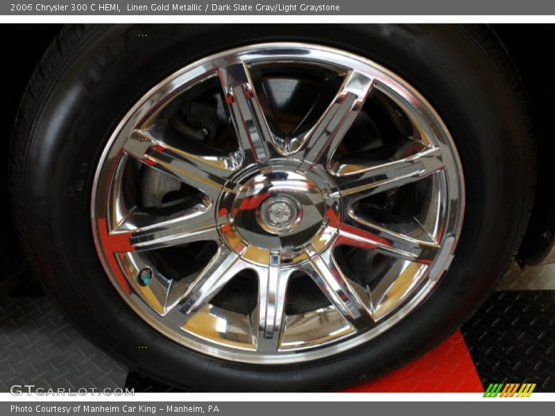 Linen Gold Metallic / Dark Slate Gray/Light Graystone 2006 Chrysler 300 C HEMI