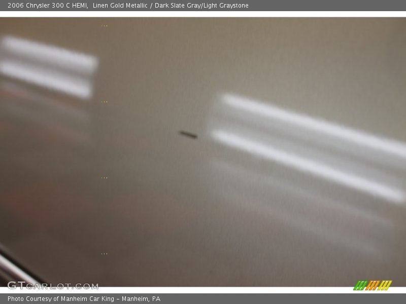 Linen Gold Metallic / Dark Slate Gray/Light Graystone 2006 Chrysler 300 C HEMI