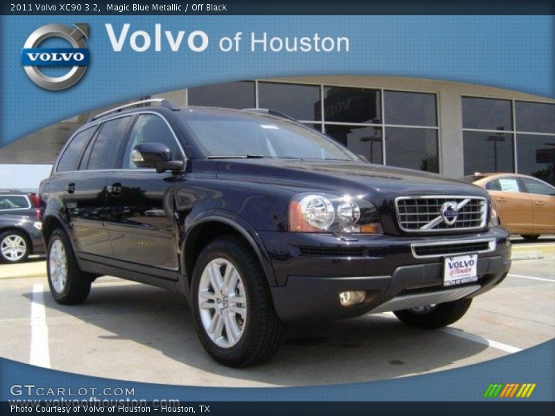 Magic Blue Metallic / Off Black 2011 Volvo XC90 3.2