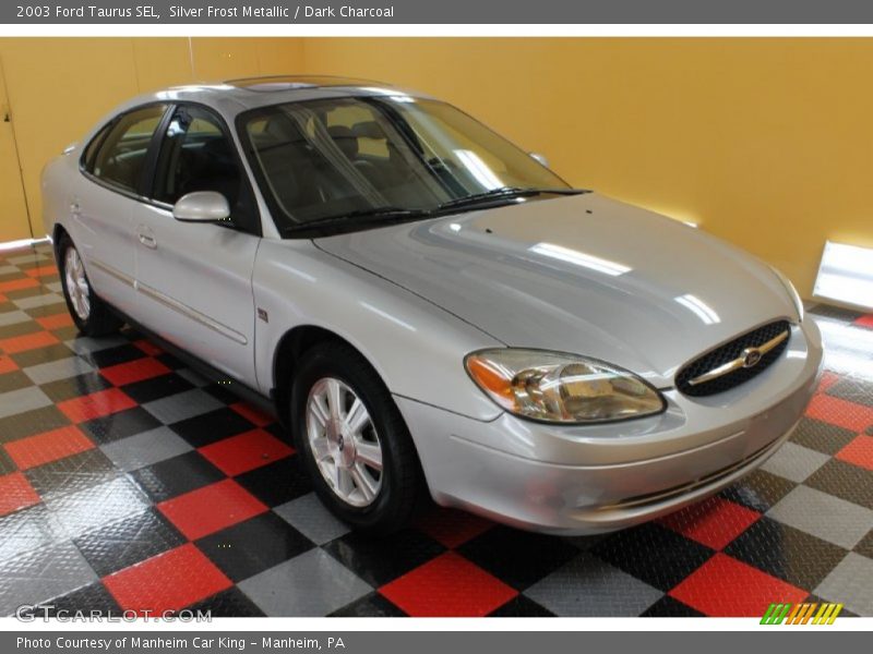 Silver Frost Metallic / Dark Charcoal 2003 Ford Taurus SEL
