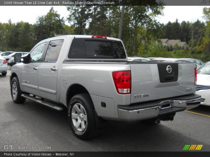 Radiant Silver / Graphite/Titanium 2006 Nissan Titan LE Crew Cab 4x4
