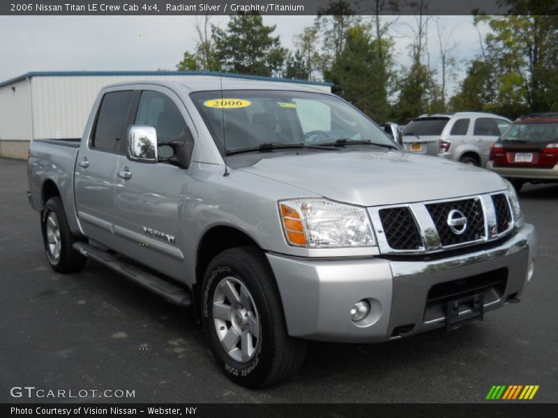 Radiant Silver / Graphite/Titanium 2006 Nissan Titan LE Crew Cab 4x4