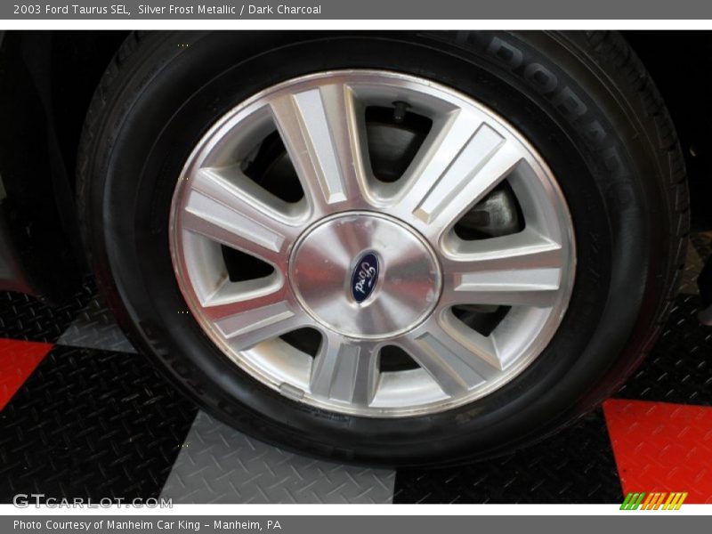 Silver Frost Metallic / Dark Charcoal 2003 Ford Taurus SEL