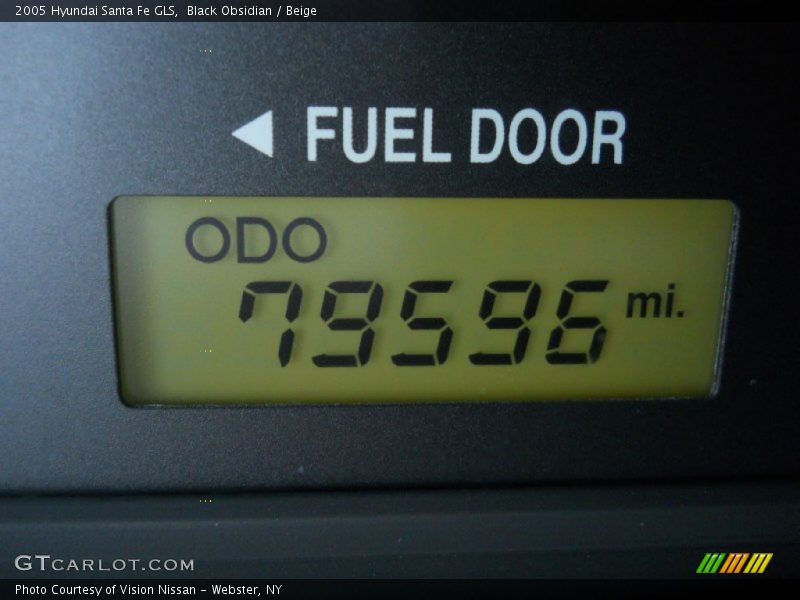 Black Obsidian / Beige 2005 Hyundai Santa Fe GLS