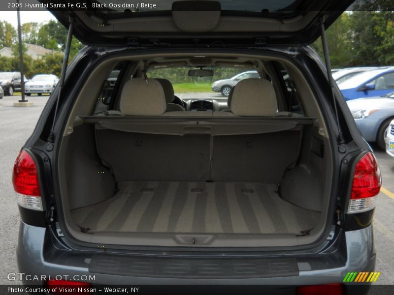 Black Obsidian / Beige 2005 Hyundai Santa Fe GLS